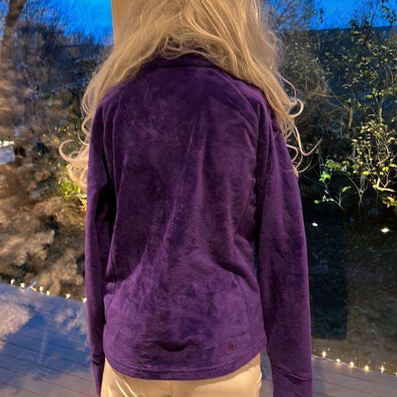 Obermeyer Vintage Ski Pullover 1/4 Zippered Purple - Picture 3 of 4